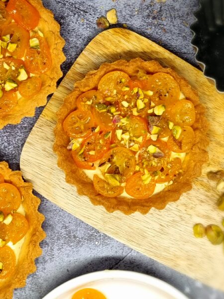 Tartelettes kumquats et pistache
