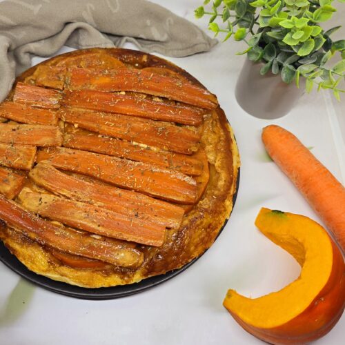 Tatin de carottes et potimarron