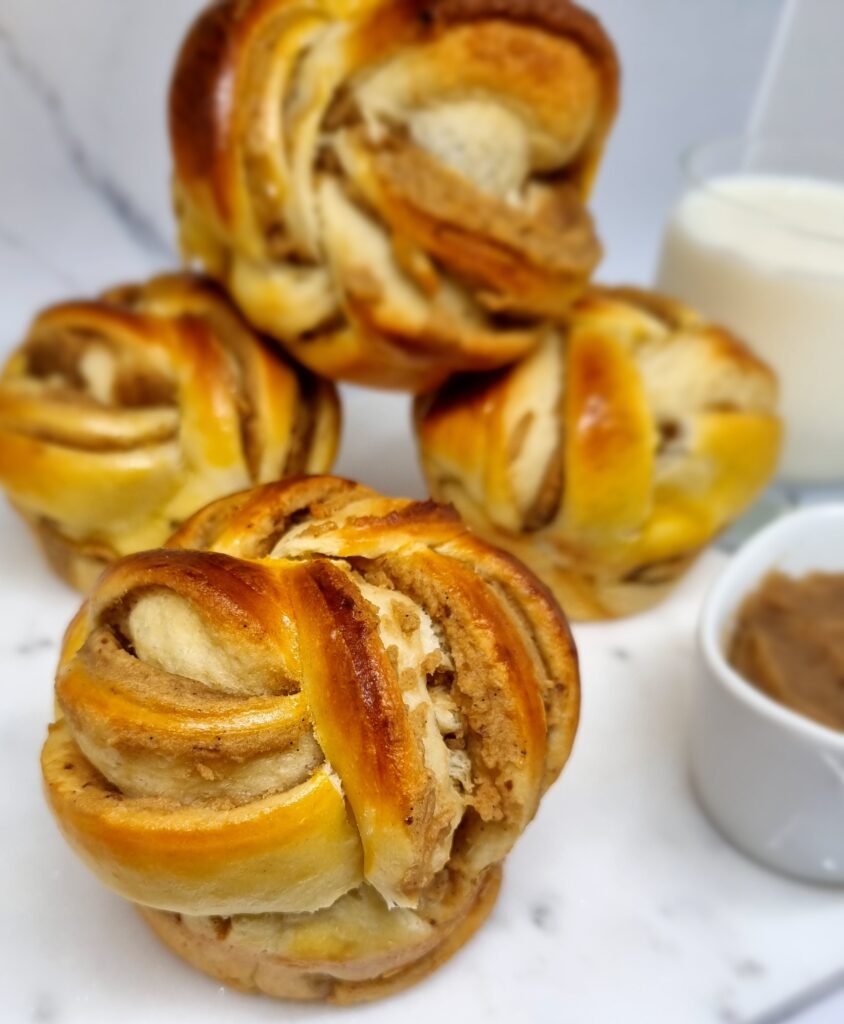 Brioches tressées à la crème de marrons 1 Brioches tressées à la crème de marrons