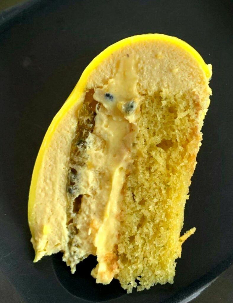 Entremets passion citron vert 1 Entremets passion citron vert