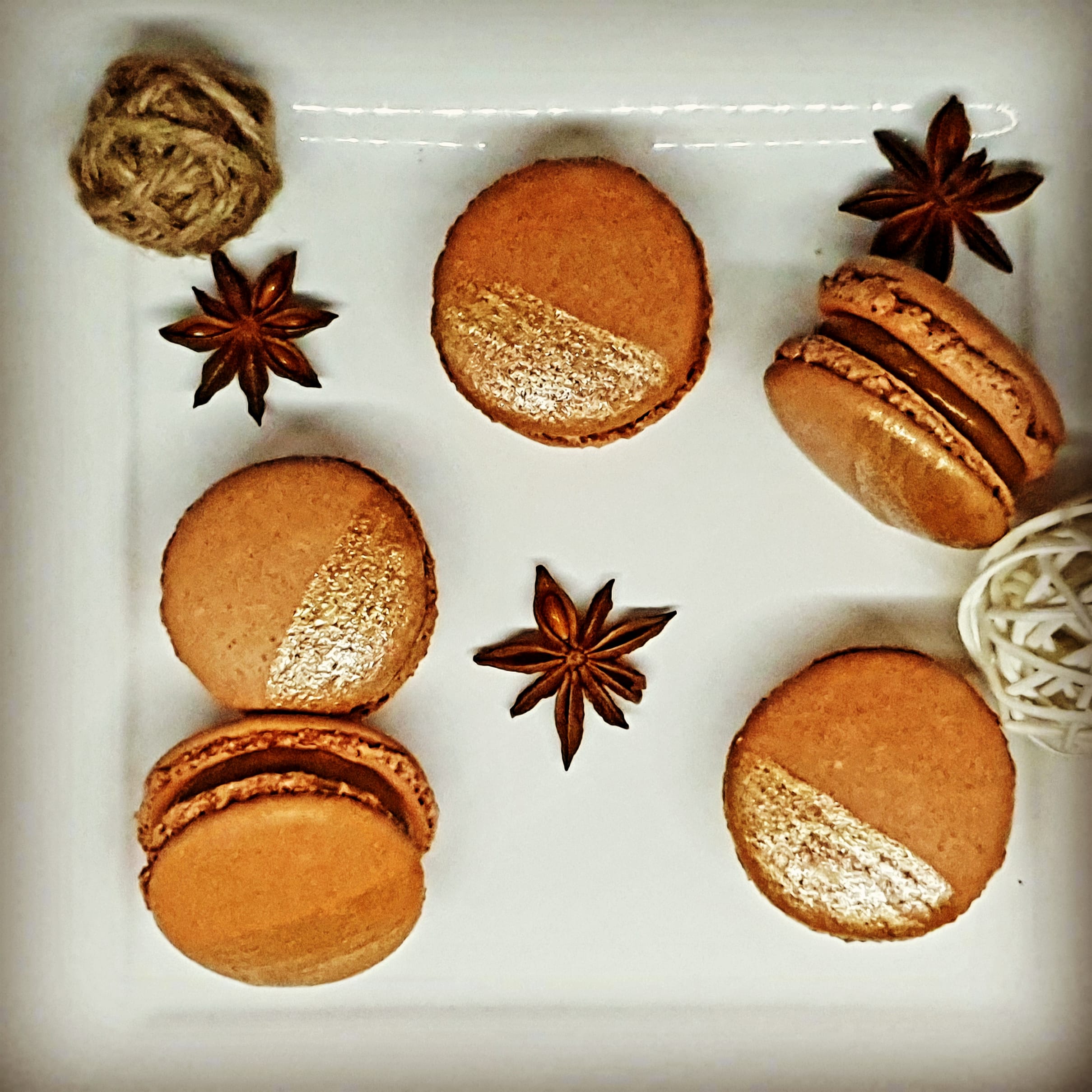 Macarons café anis