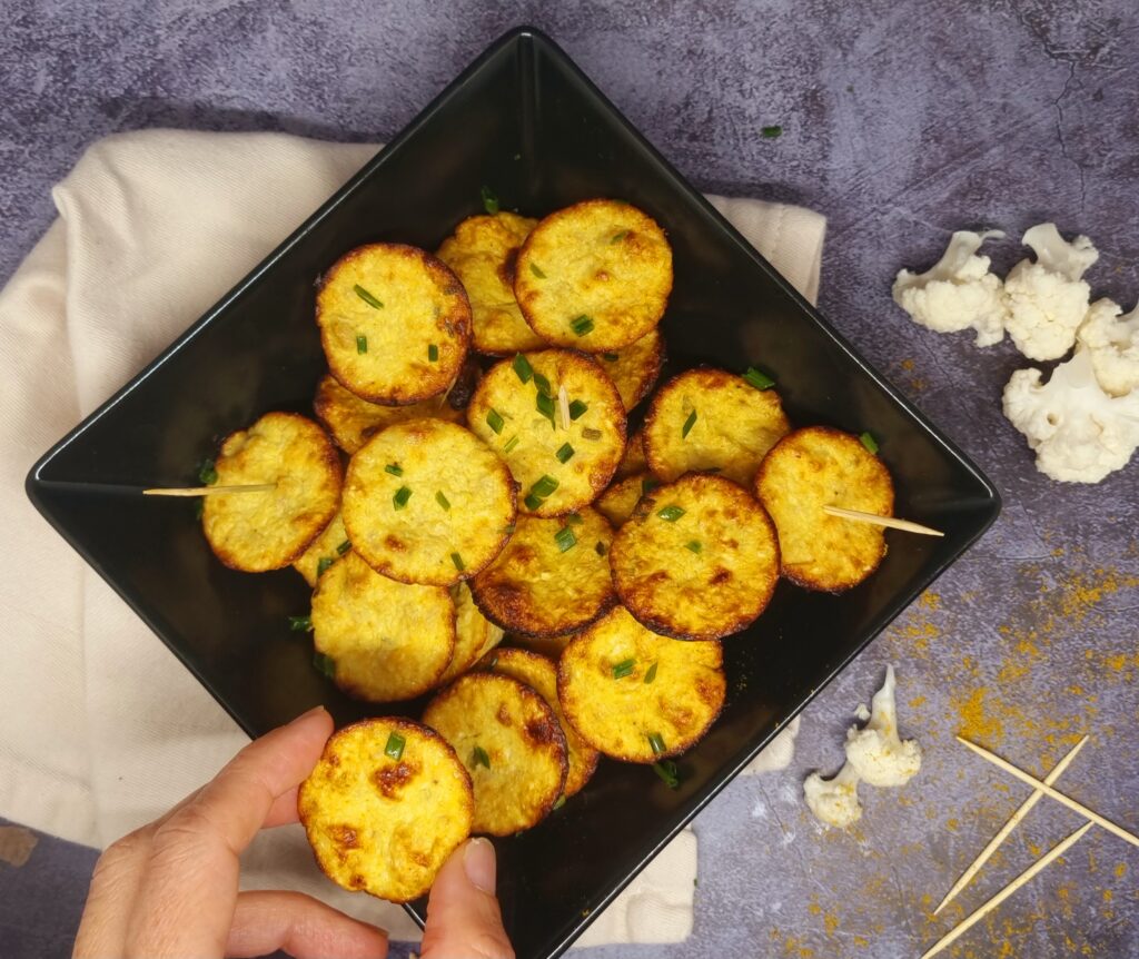 Mini-flans chou-fleur et thon