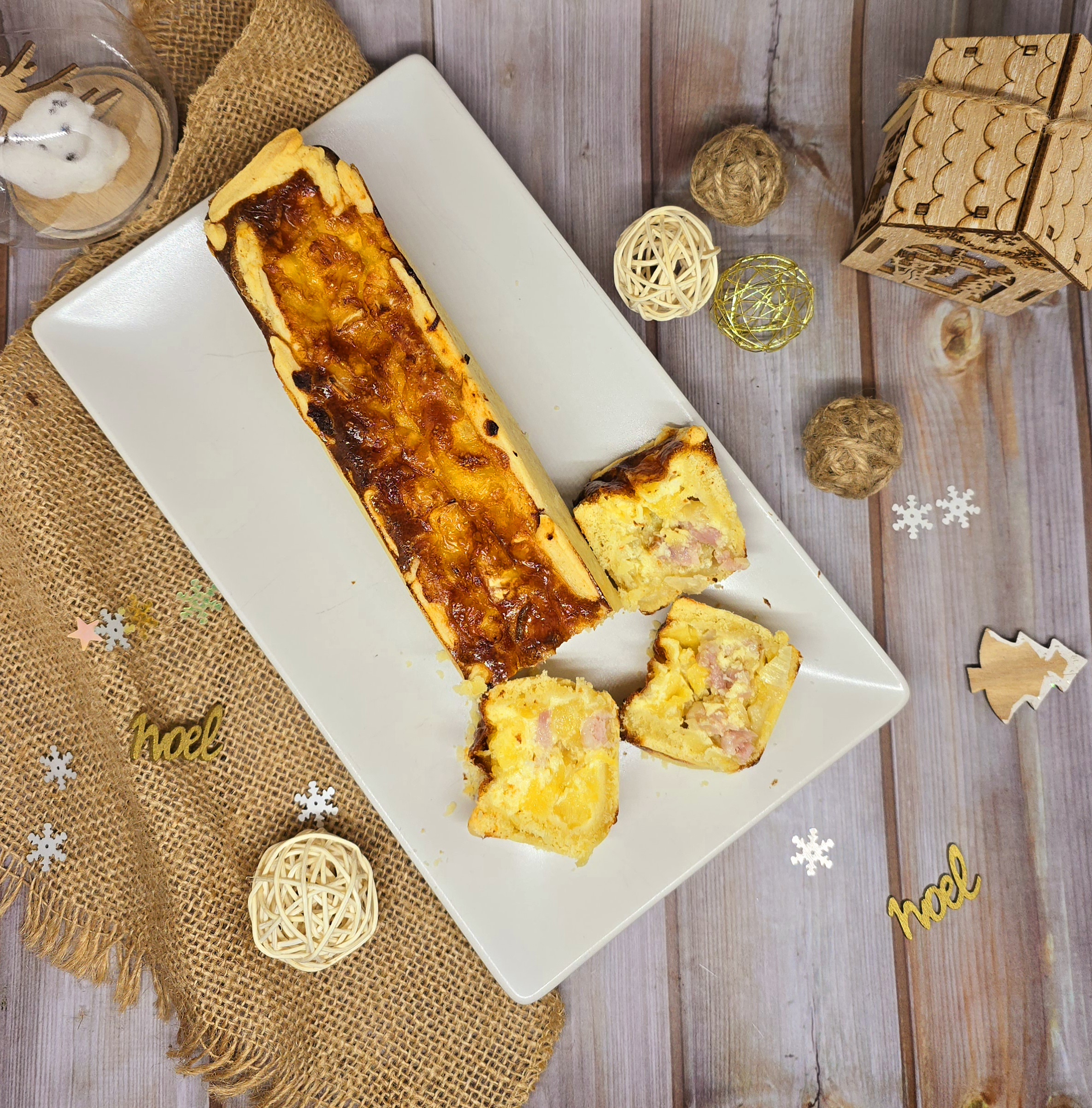 Quiche au brie et à la pomme